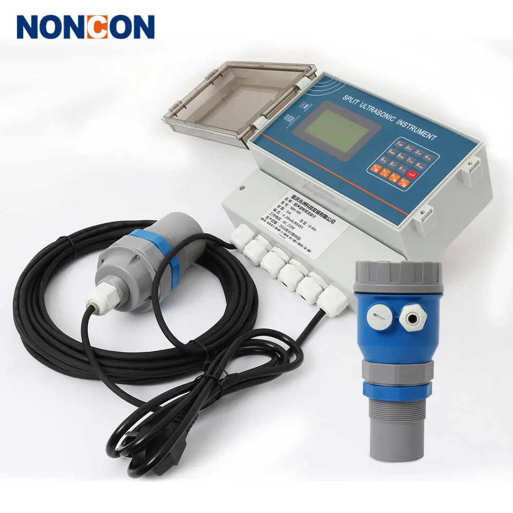 Factory 4-20ma boiler water level sensor Ultrasonic level transmitter Liquid Water Diesel Fuel Tank Level Meter Sensor