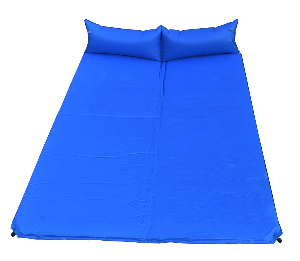HOT SELLING Outdoor camping Self-inflated sleeping mat/pad