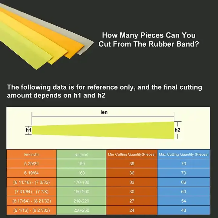 Natural Latex Flat Resistance Rubber Band Outdoor Hunting Slingshot Flat Band Roll High Elasticity Fitness Gym Stretching Band