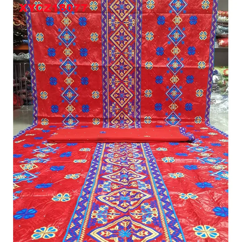 New Design Nigerian Bazin For Dress Making Lace Fabric XYCZ18077