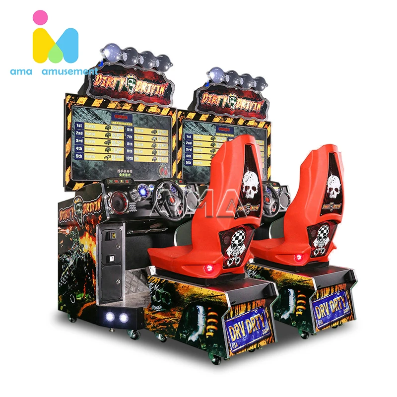 AMA Arcade Video Game Machine Savage Exorcism Racing Car Game Machine Drive Simulator Machine