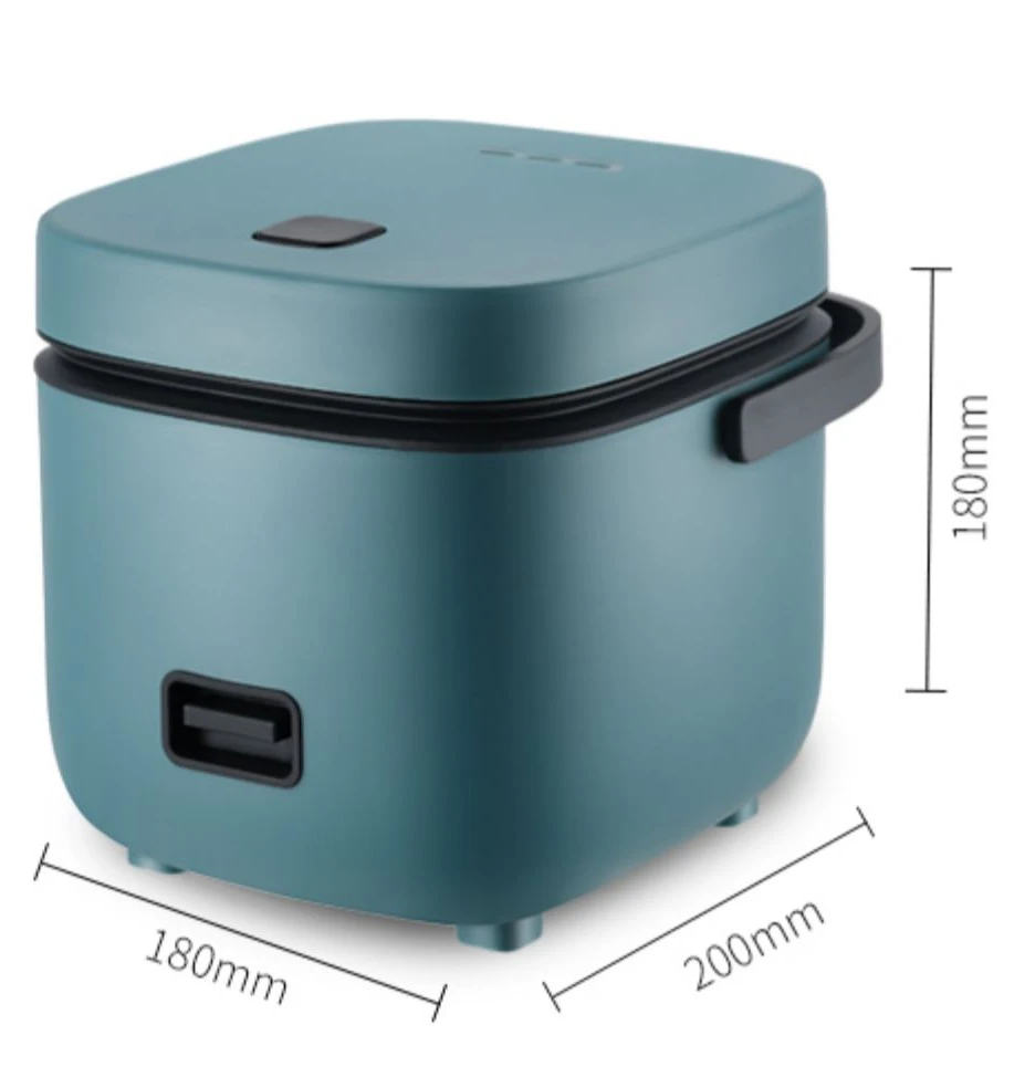 
1.2L White Portable Electric Multi Automatic Digital Rice Cooker Fashion Cute Smart Mini Travel Home Kitchen Appliance cooker 