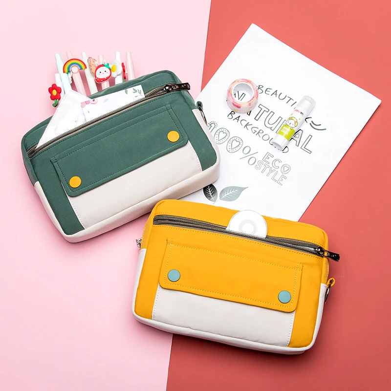 Large Capacity Kids Pencil Case Kawaii Pencilcase School Colored Pen Case Supplies Sublimation Pencils Pouch Stationery for Girl