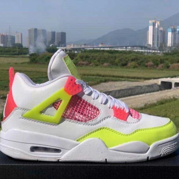 Hot Basketball Shoes Retro 4 Men Mens Pure Black Sport Black Royal From Outdoor Sneakers Designer Shoes