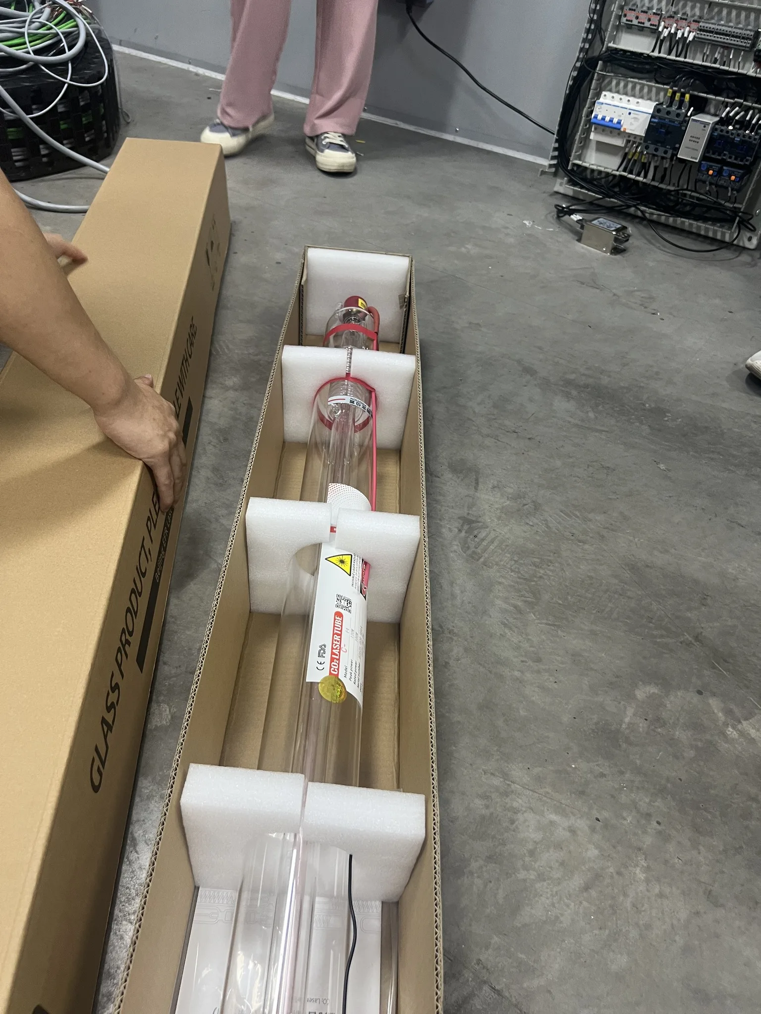 Laser Equipment Parts RECI Yongli Co2 Laser Tube 60w 80w 100w 130w 150w