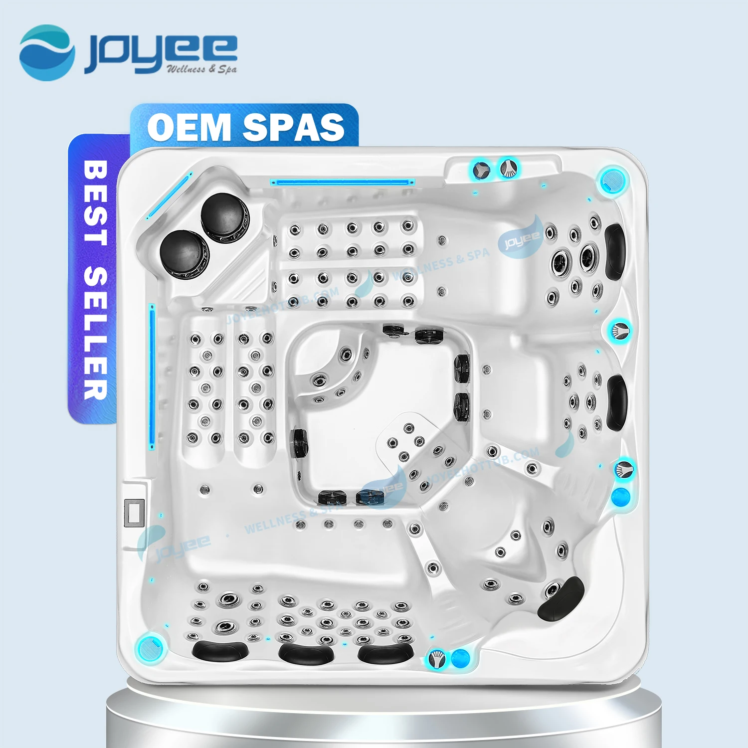JOYEE Factory bath tub spa jaquzi outdoor hot tub spa 6 person luxury hotel backyard pools hydrotherapy outdoor spa hot tub pool