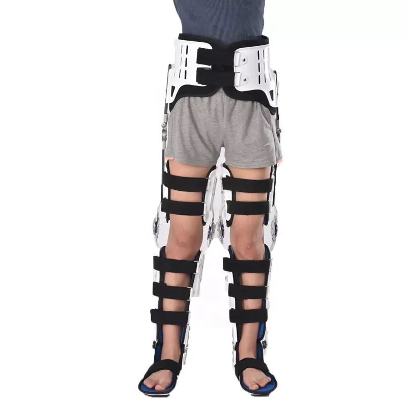 Hongan good price Durable Hip Knee Ankle Foot Orthosis Braces Thigh Knee Leg Ankle Fixed Limb Strap Joint Support Stabilizer