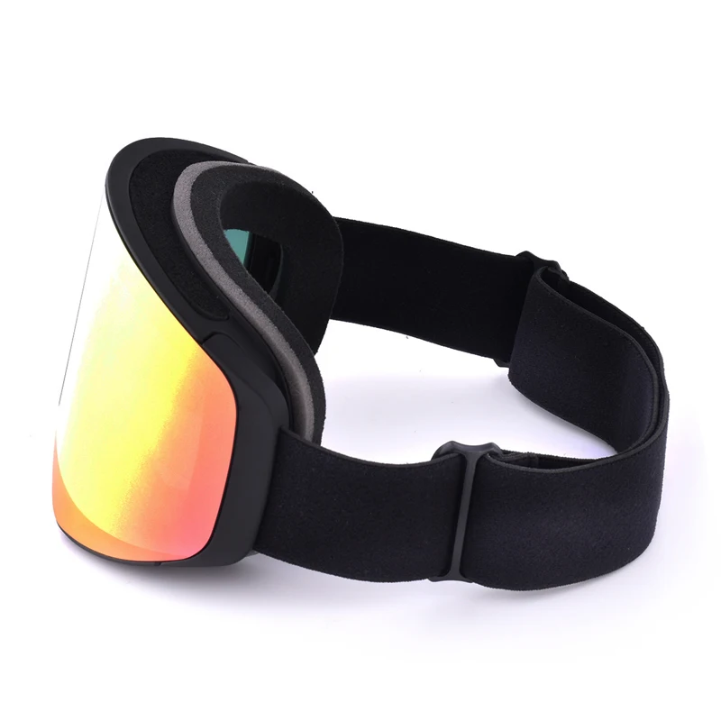 HUBO 197C Ski Goggles with Detachable Lens Frameless Interchangeable Lens Anti Fog UV 400 Protection Snowboard Snow Goggles