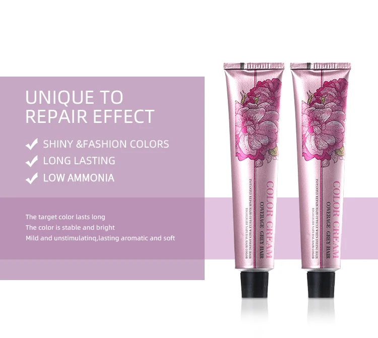 OEM Permanent Home Use Hair Dye Natural Organic No Chemical Hair Dye