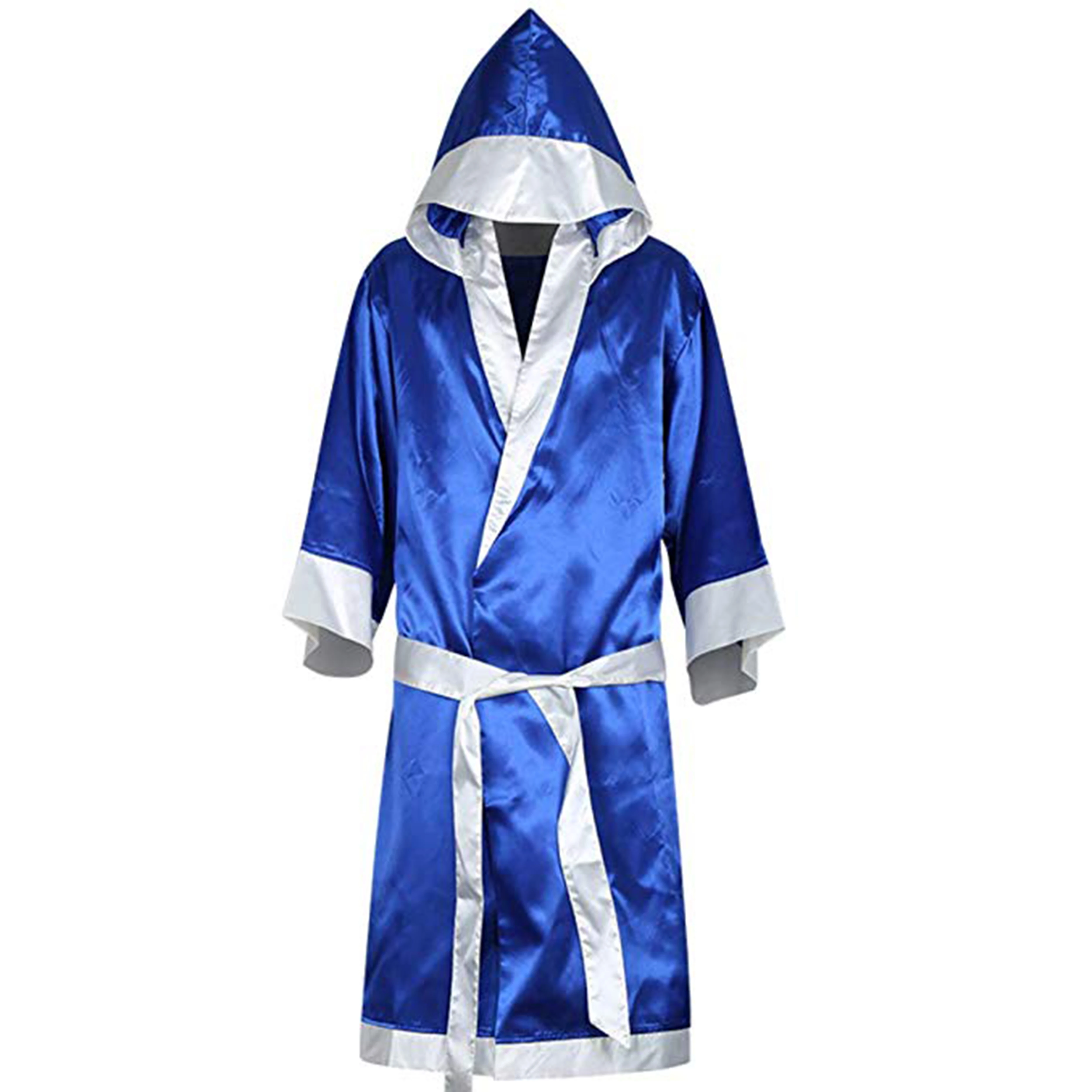 
ActEarlier Boxing Sports Wear Custom logo red blue white black boxing robe with hood 
