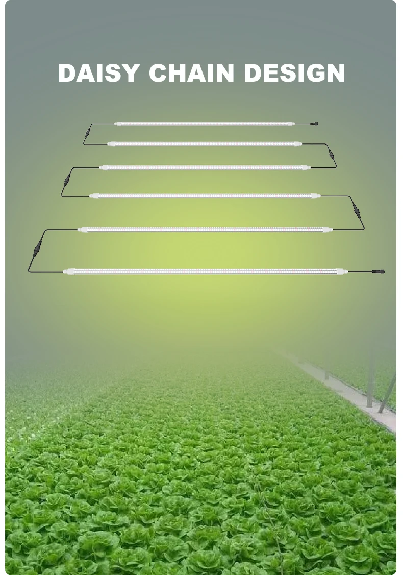 Indoor hydroponics farming led grow light tube waterproof full spectrum customized for indoor plants led grow lights T8 tube