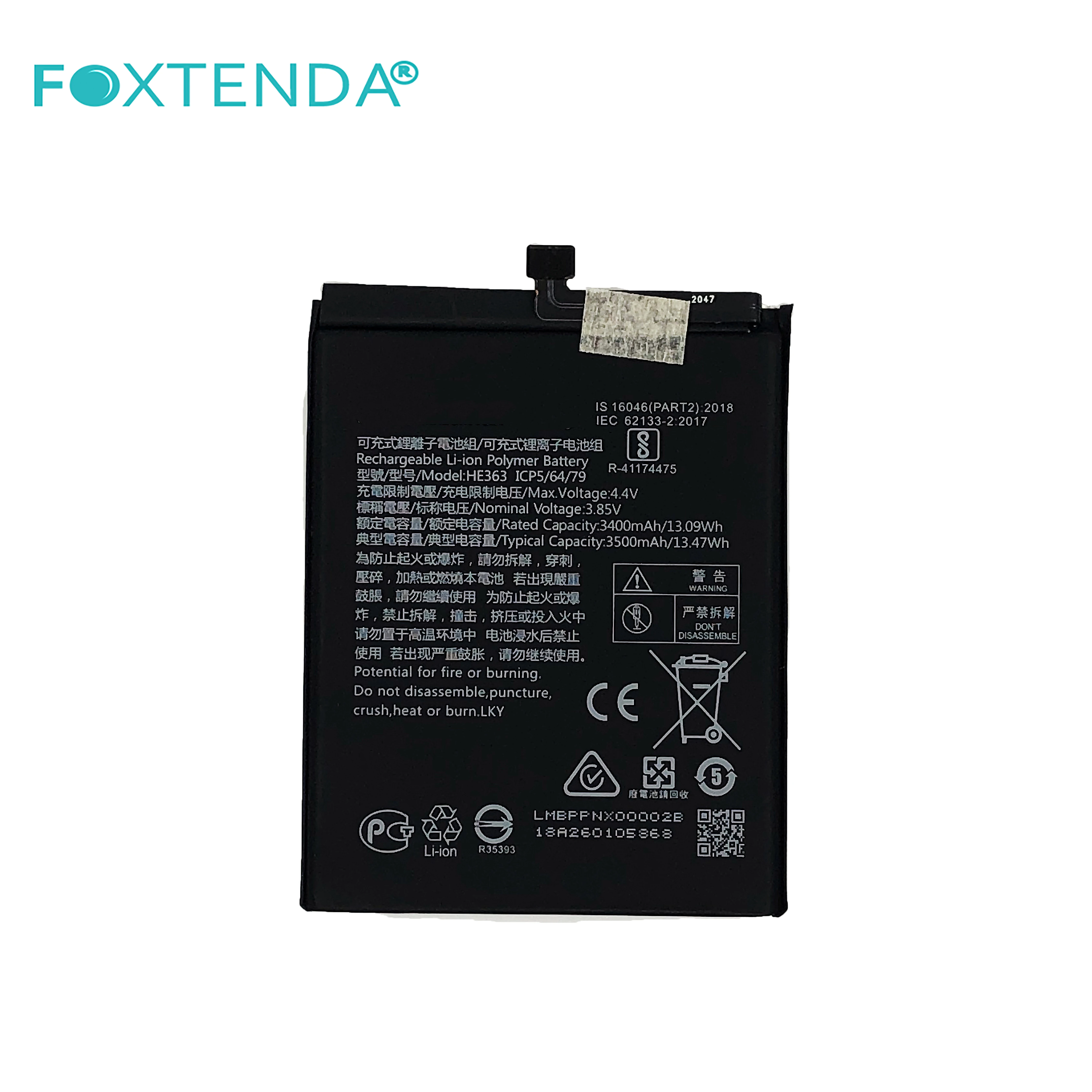 New Original Replacement OEM battery HE363 3500mAh for nokia x7 8.1 TA-1131 TA-1119 batteries ion lithium