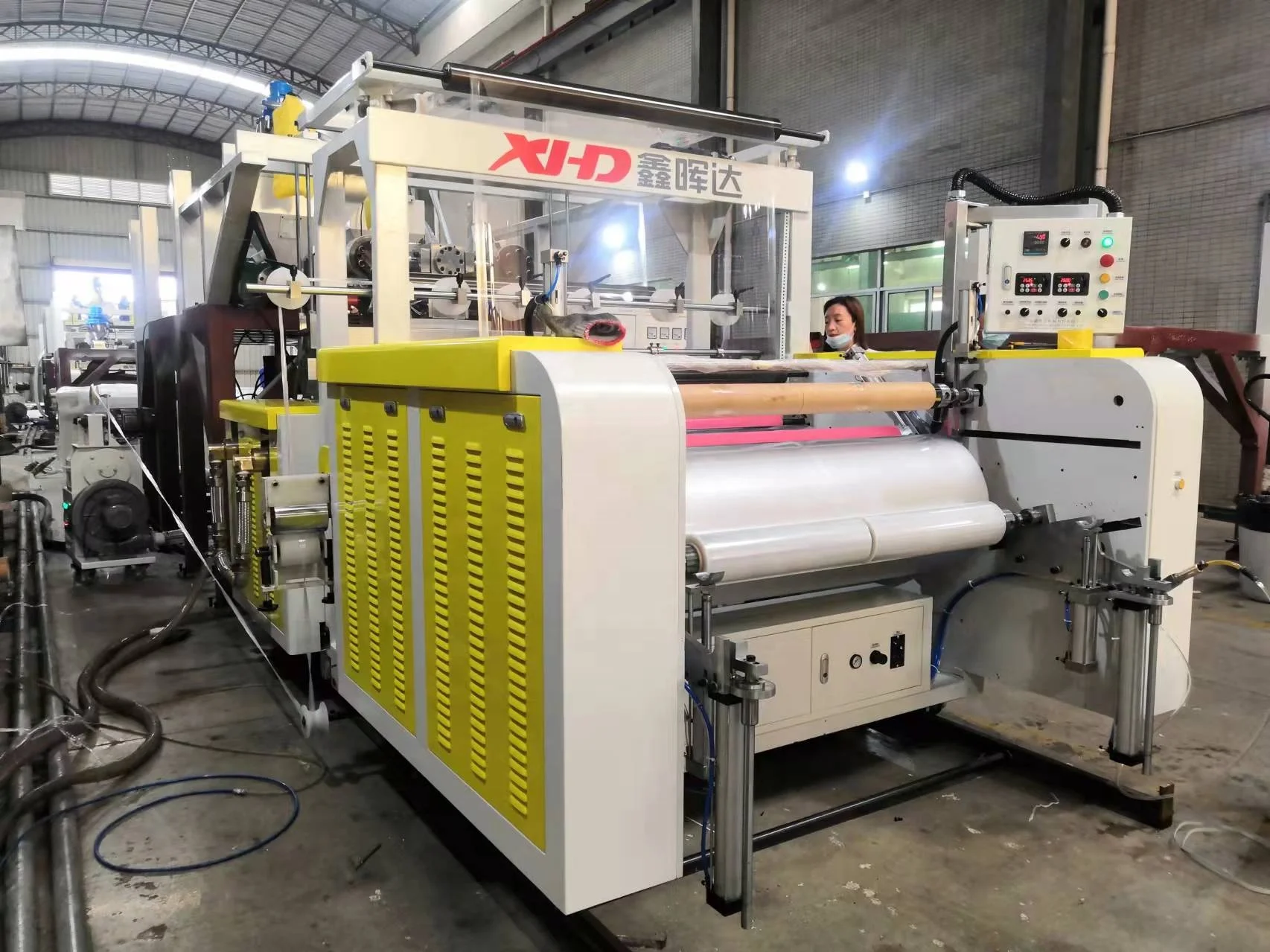 1 meter  pe stretch film extruder stretch film making machine stretch film production machine