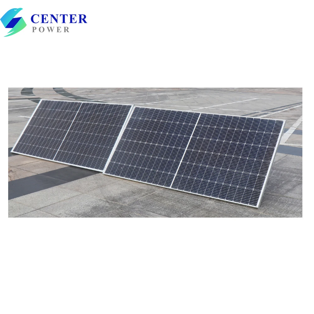 Гибкие панели солнечных батарей с центральным питанием для домашнего хранения энергии