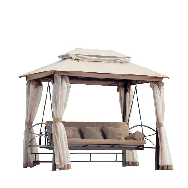 Hanging Swing Chairs Outdoor Leisure Three Person Tent Swing Outdoor Garden Chair Hanging