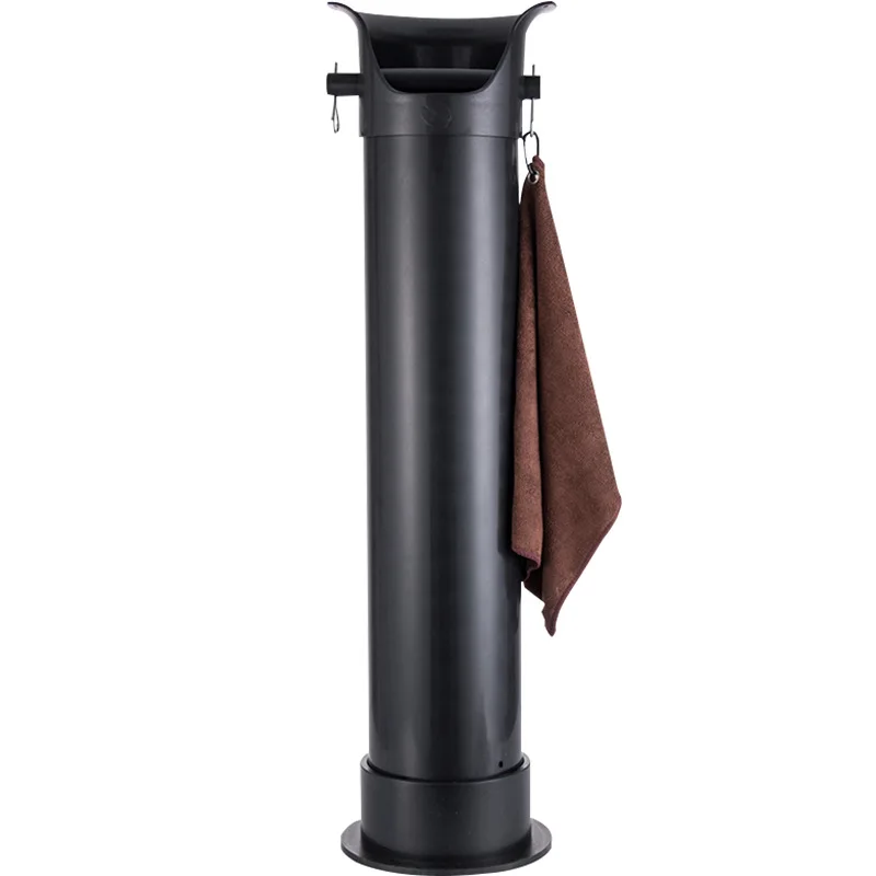 Barista accessories Abs plastic black scum bucket for espresso machine