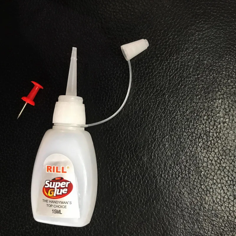 15g RILL brand instant super glue in plastic bottle