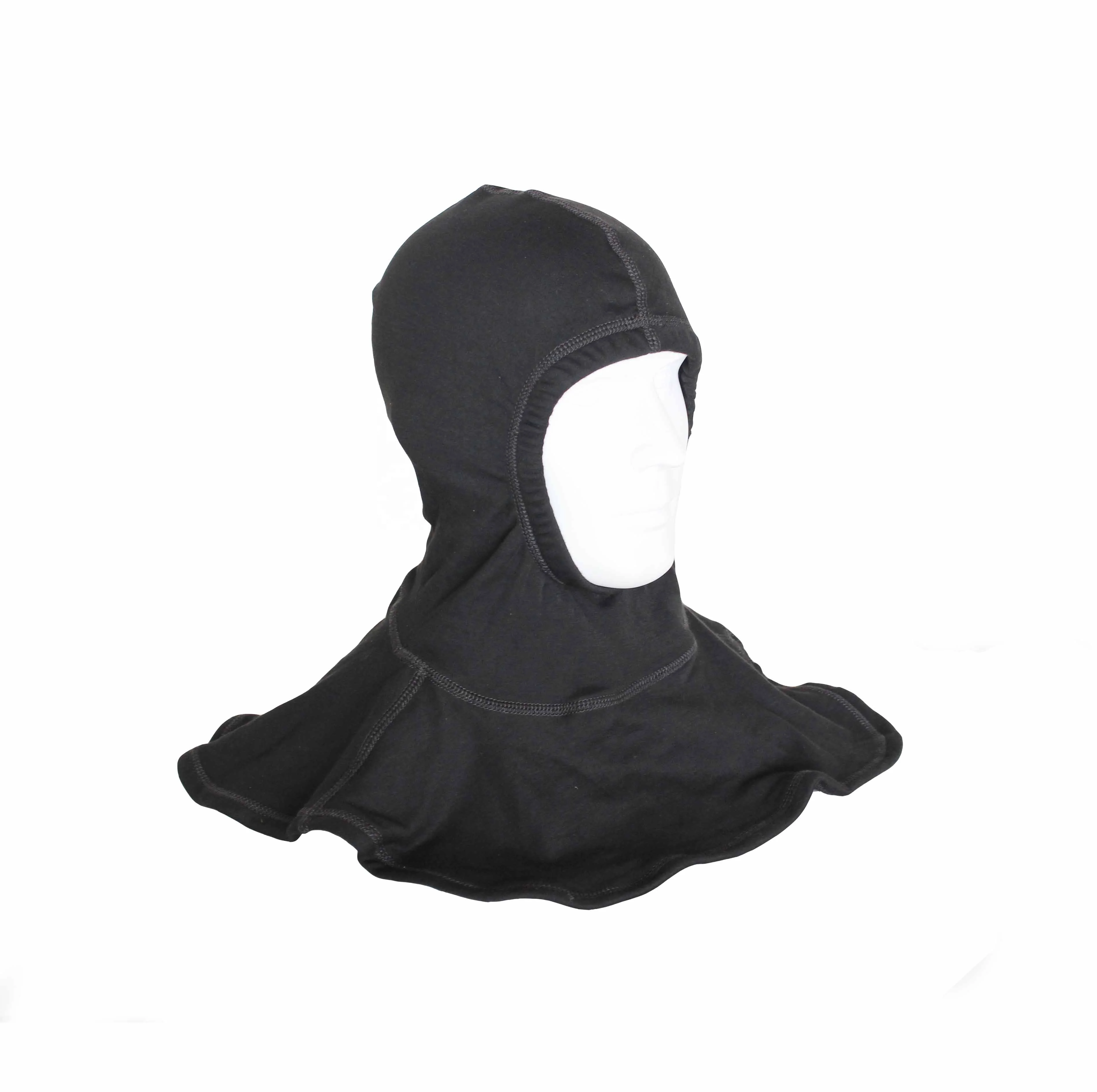 Good Quality Black heat resistant Fire fighting anti flash hoods Face protection hood