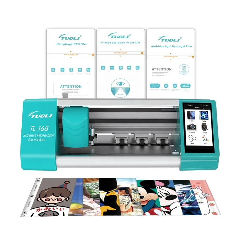 Hot selling Full Screen Unlock protector Phone TPU Film Clear automatic cutting making machine