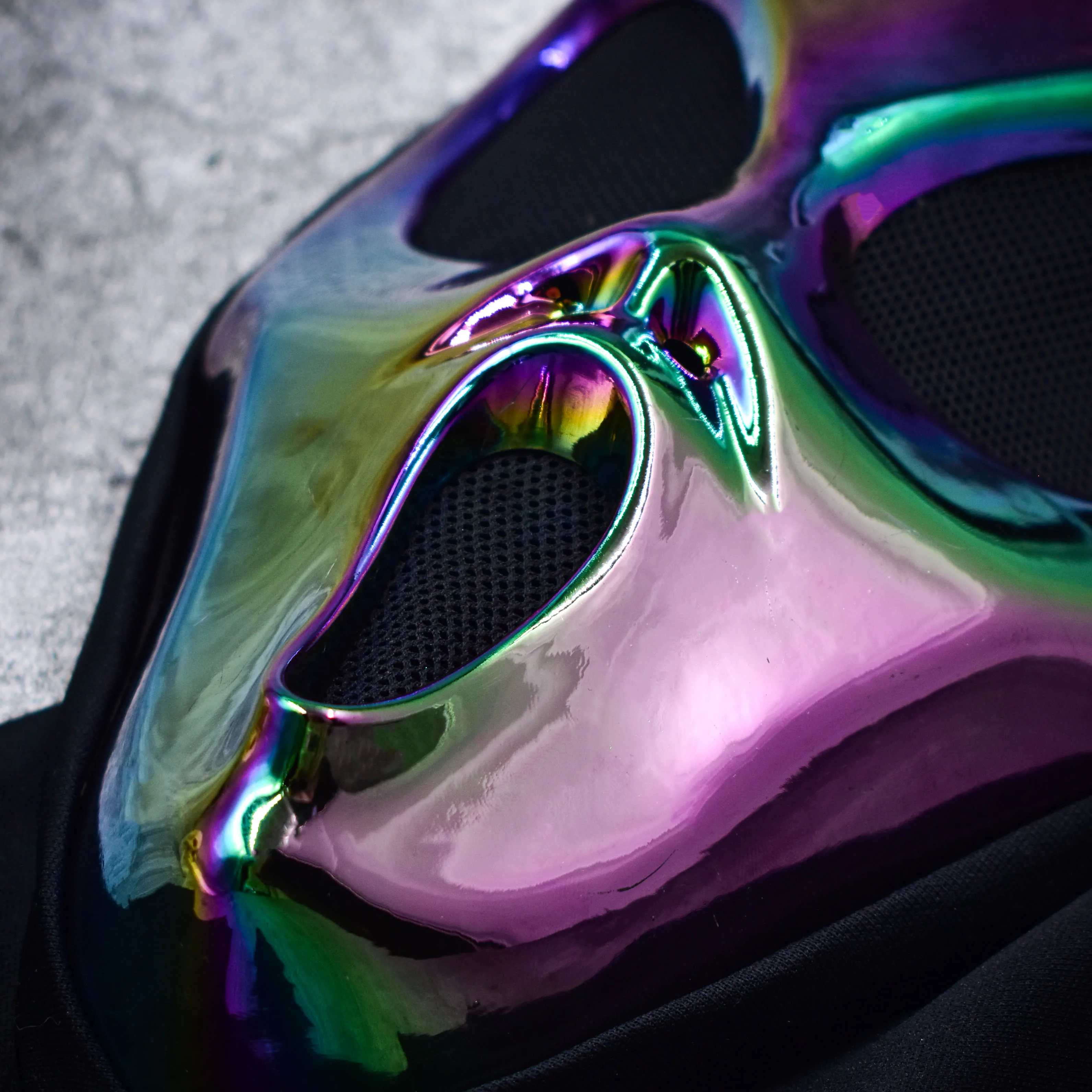 Funny Alien Movie Horror Headsets Carnival Masquerade Witch Ghost Face Mask Screaming For Festival Costume