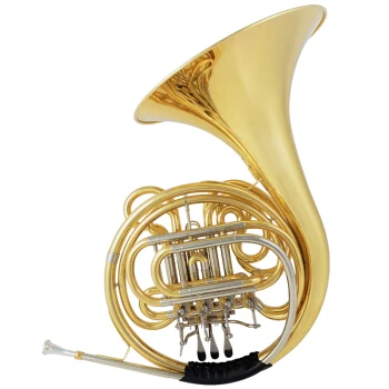 french horn instrument, single row horn in B-flat key, high quality french horn