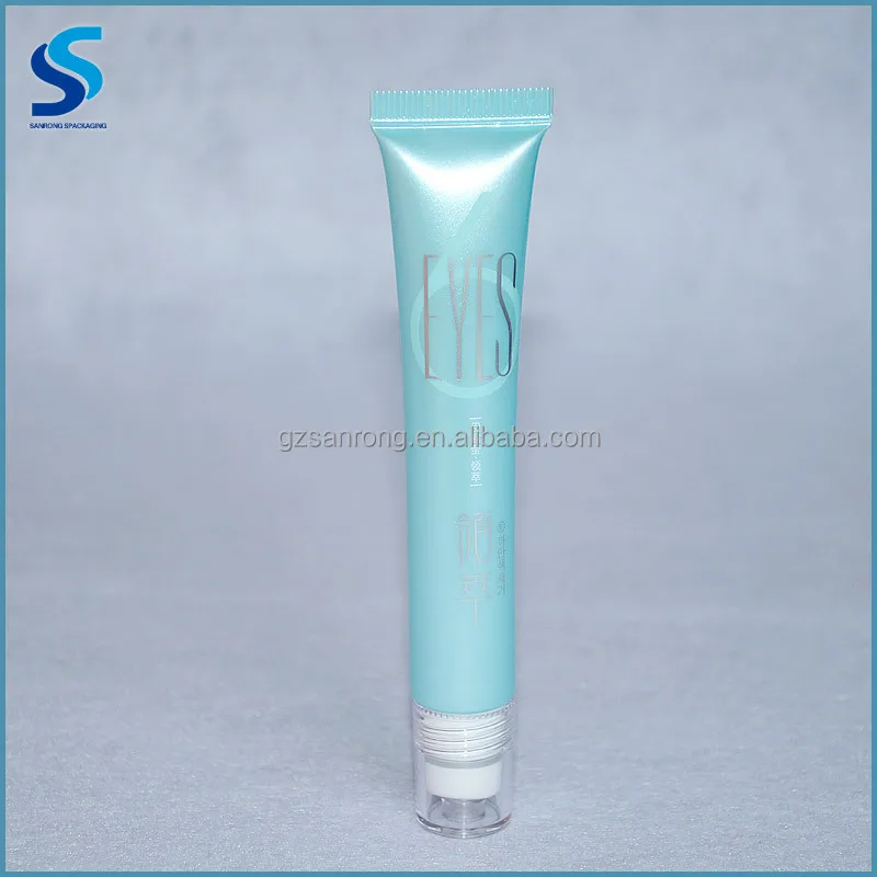 good quality 19mm diameter empty eye cream tube hollow pe plastic cosmetic roller ball applicator pe tube