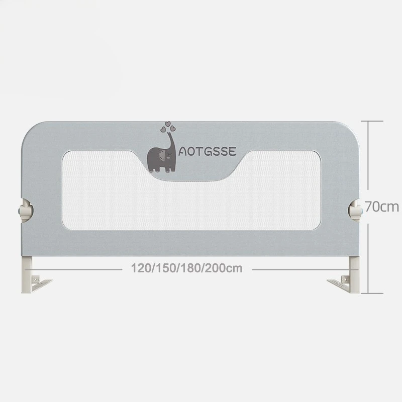 Adjustable Anti-falling Protector Bed Barrier Vertical Lifting Fence Kids Safety Side Guard Bed Rails for Baby Safety Products