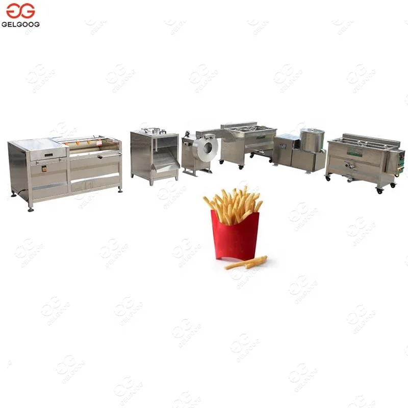 30-50kg/h Simple Potato Chips Making Machine|Frozen Potato Chips Cutting Machine|Potato Chips Production Line Price