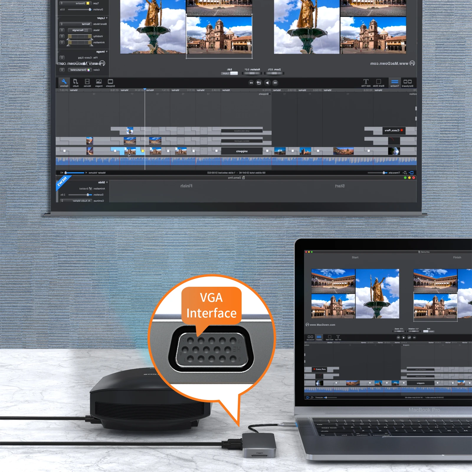 10 порт типа c концентратор USB type C для HD-MI USB3.0 USB2.0 * 2 SD TF RJ45 VGA AUDIO3.5mm звуковых частот USB-C PD
