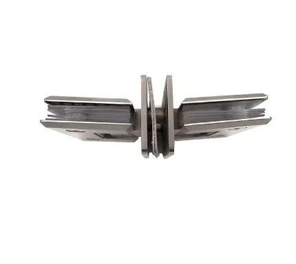 High Quality Glass Panel Clamp Fittings Holder Bathroom Clamp Double Open Shower Glass Door Hinge