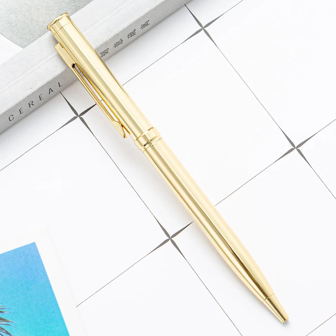 Factory Directly Sale Black Metal Color New Promotional Cheap ball Point Pens Custom Brand Logo For Office School Students