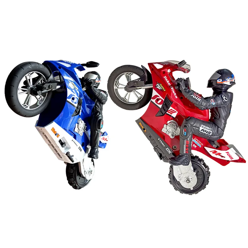 2.4g Rc Motorcycle 360 Rotating Single Wheel Drive Auto Balance Stunt Remote Control Rc Motorcycle Toy