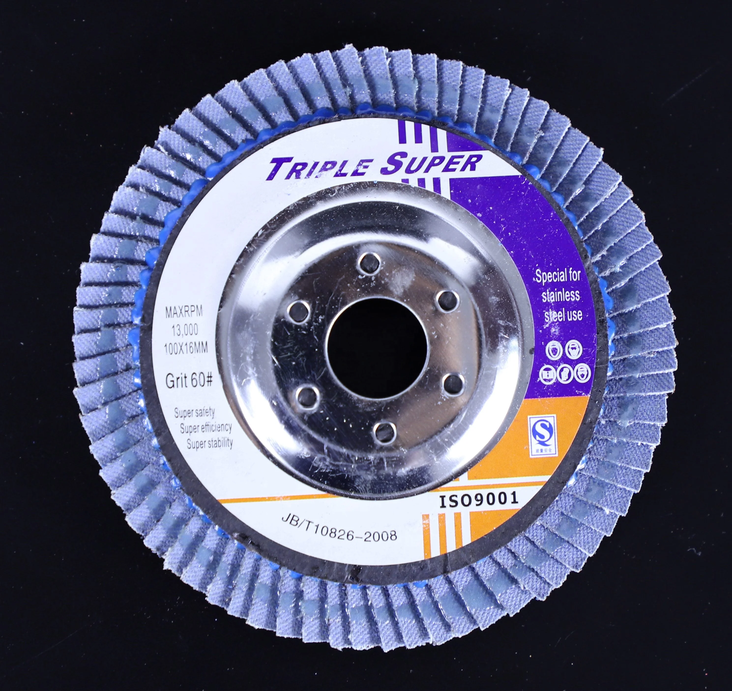 zirconia 60 grit polishing disc grinding d plywood furniture polishing flap disc