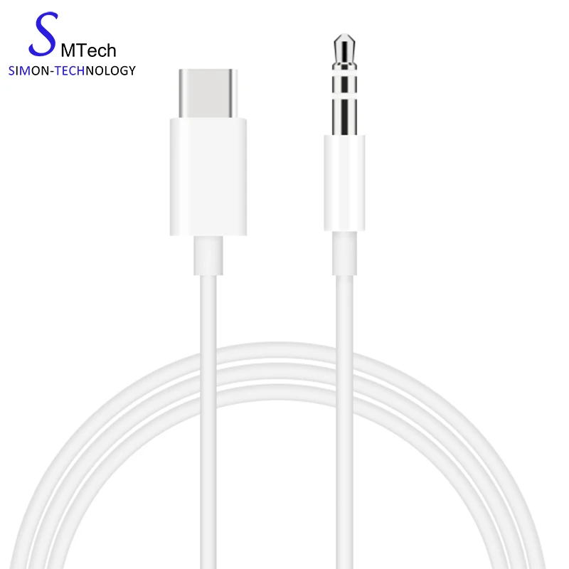 
Type C to 3.5mm Audio Aux Jack Adapter, NaviPad USB C Male to 3.5mm Male Extension Headphone Audio Stereo Cord Adapter Cable 