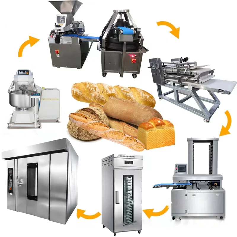 full set industrial pastry commercial bakery equipment restaurant rotary oven prices baking oven usa for sale
