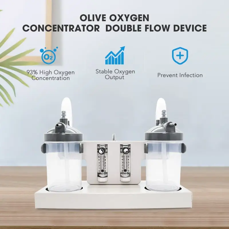 Hot sale Portable 5 ways flow Oxygen Splitter for Medical use for Different brands of oxygen concentrators