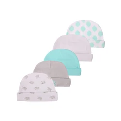5pcs/lots  100%  cotton  newborn baby cap 0-6M