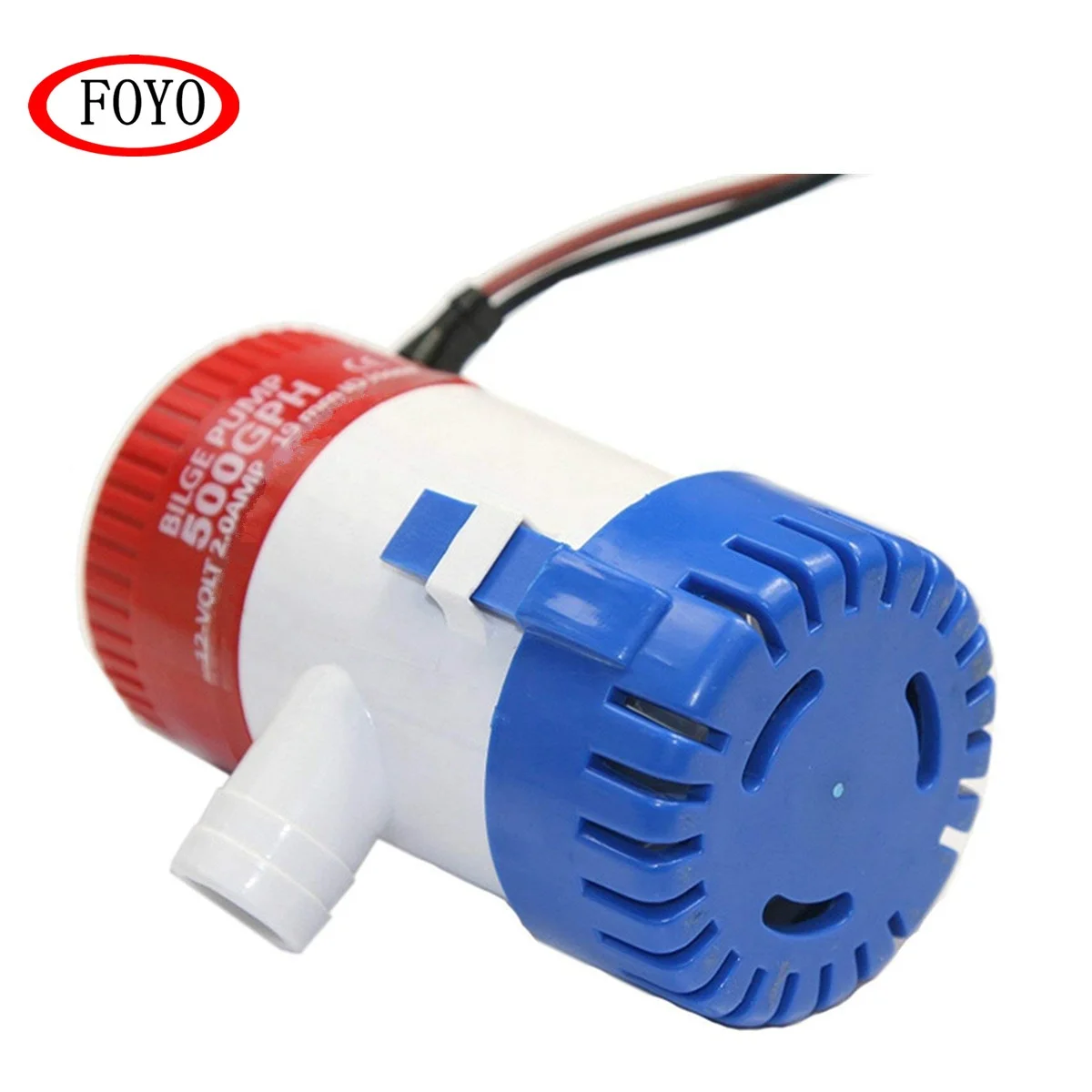 Погружной откачивающий водяной насос Foyo по низкой цене, 12 В постоянного тока, 500 галлонов в час, Неавтоматические морские электрические откачивающие насосы для бассейнов