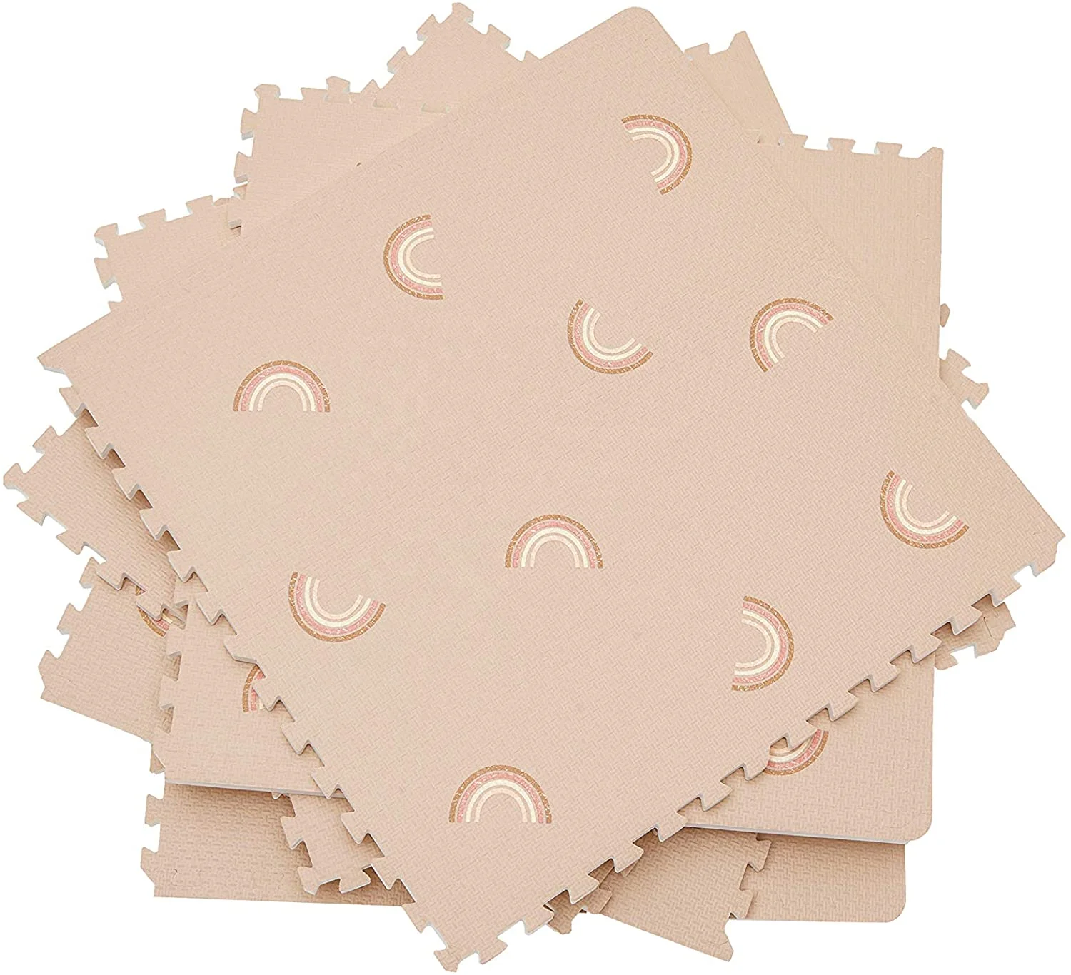 New Design EVA Baby Play Foam Mat Rainbow Printing