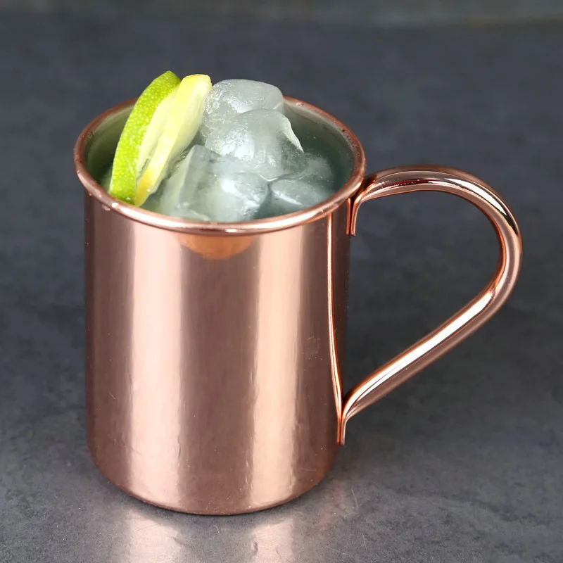 304 stainless steel straight barrel mug for bar Moscow Julie mule mug 420ml capacity beer bar mug