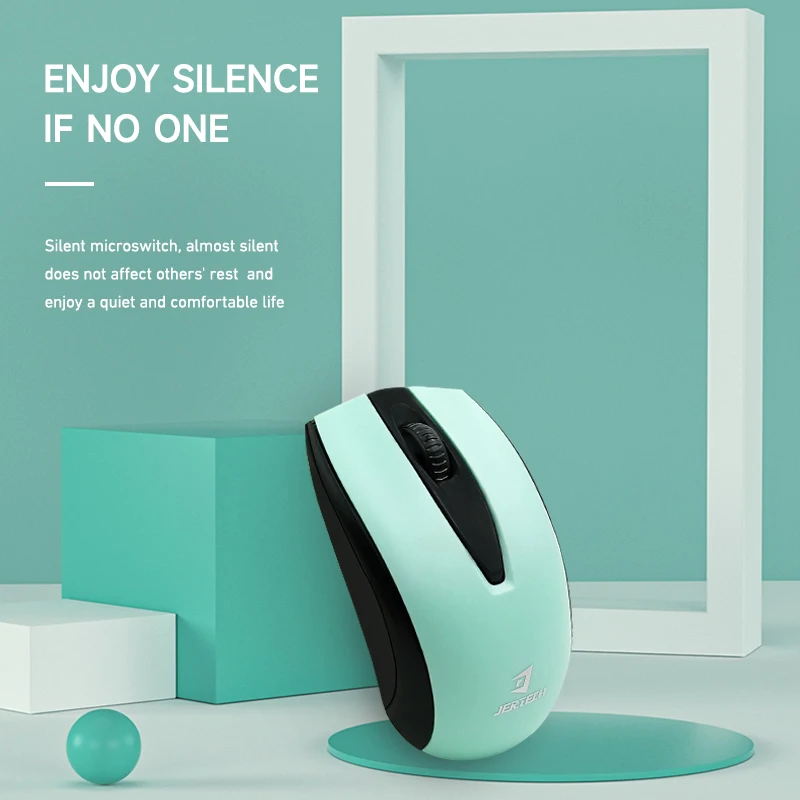 Jertech JR1 2022 New Oem Flat Hand Mac Wifi Portable Pc Office Silent Laptop Optical Ergonomic 2.4g Usb Wireless Mouse