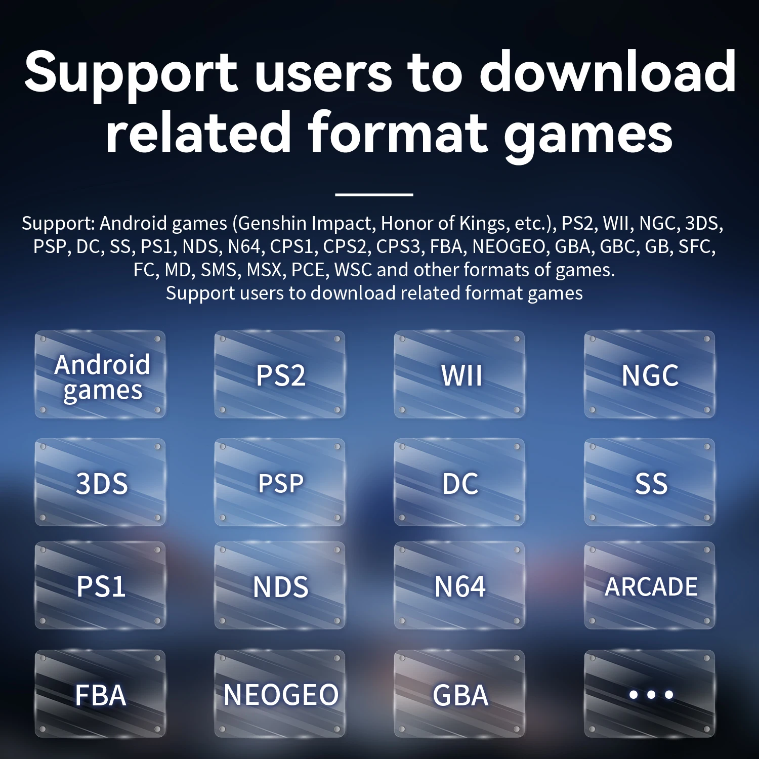 NEW ANBERNIC RG556 Oled open source game player Android 13 System 5.48 inch Six-Axis Gyroscope Sensor Handheld Game Console.