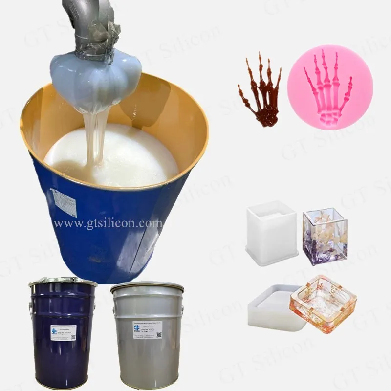 RTV-2 силиконовая резина для эпоксидной смолы, литье платины, жидкий силикон