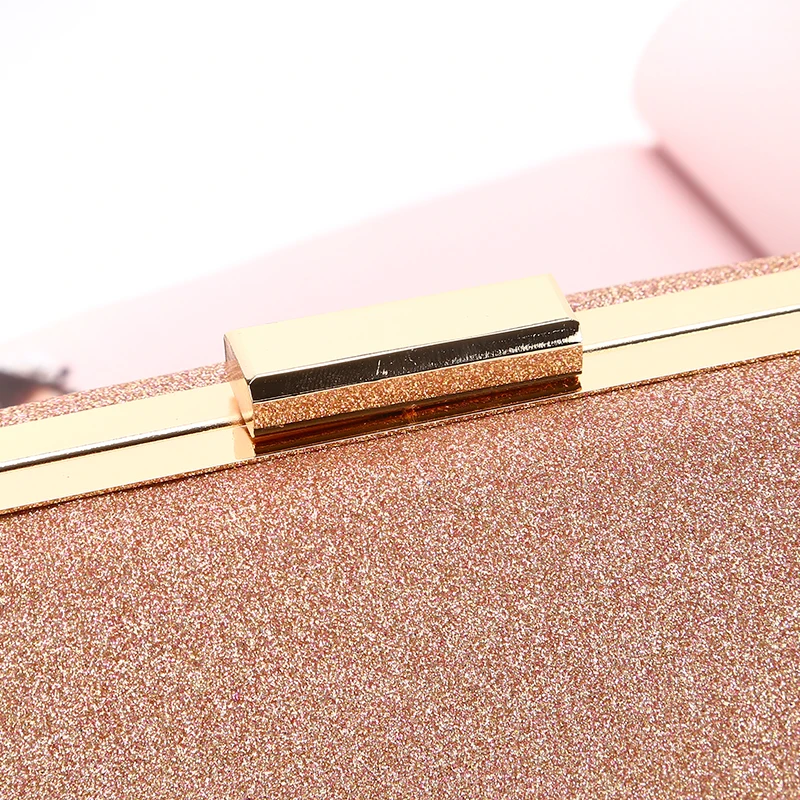 Лидер продаж, женские клатчи, вечерняя сумка, Свадебный коктейльный кошелек, сумочки с блестками, женская сумка через плечо с металлическим ремнем