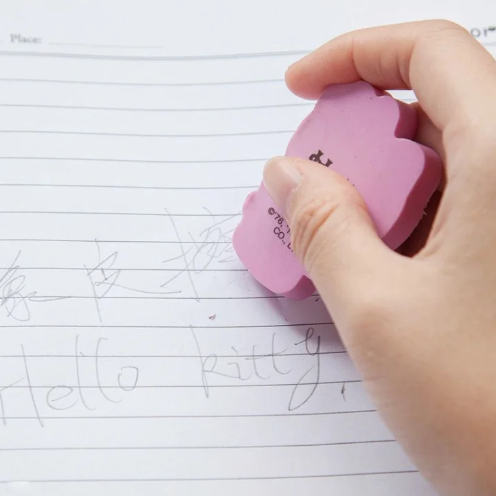 Topsthink School stationery hello kitty animal cute erasers cartoon shaped eraser