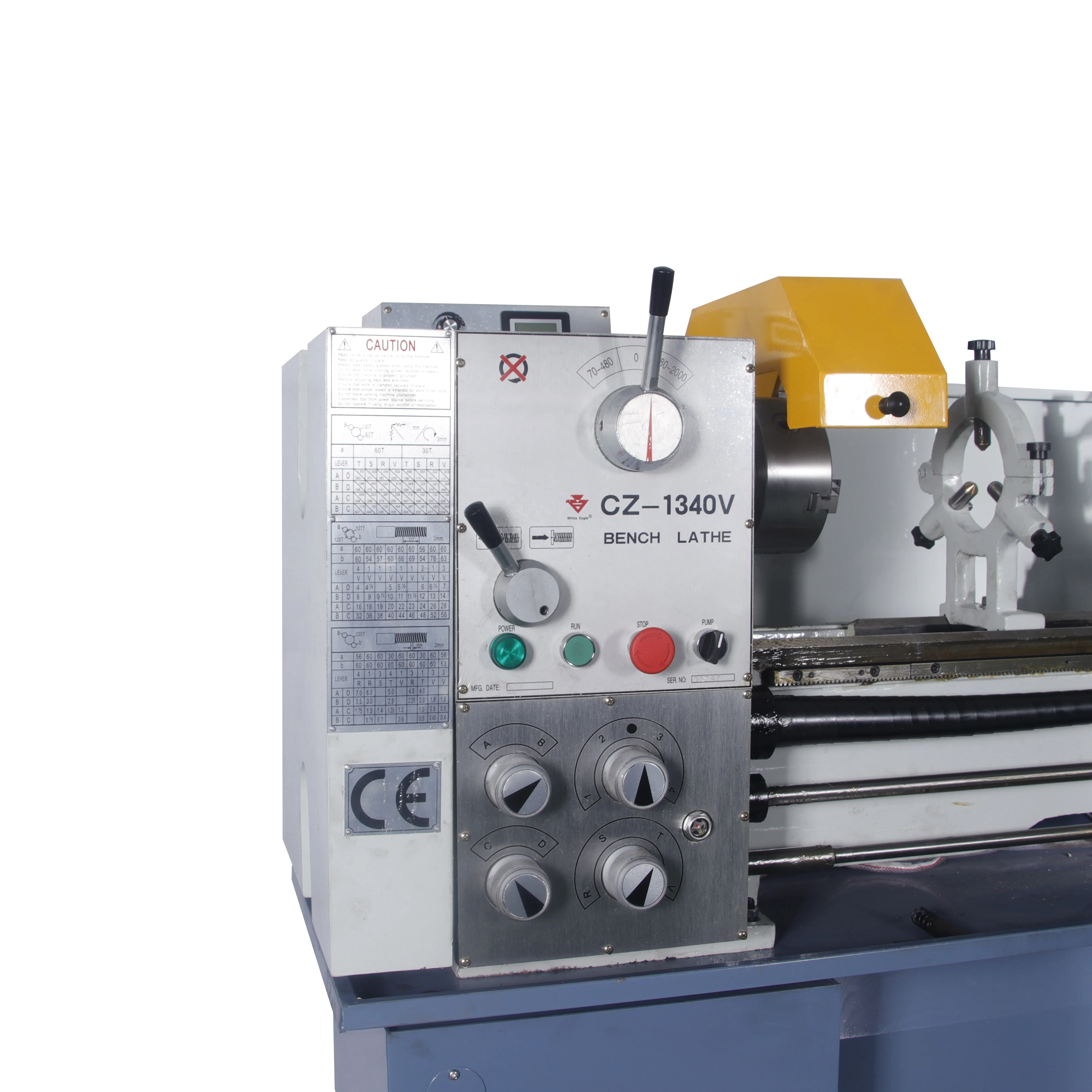 Desktop Lathe Machine Mini CZ1340V New Condition Metal Horizontal Manual Lathe