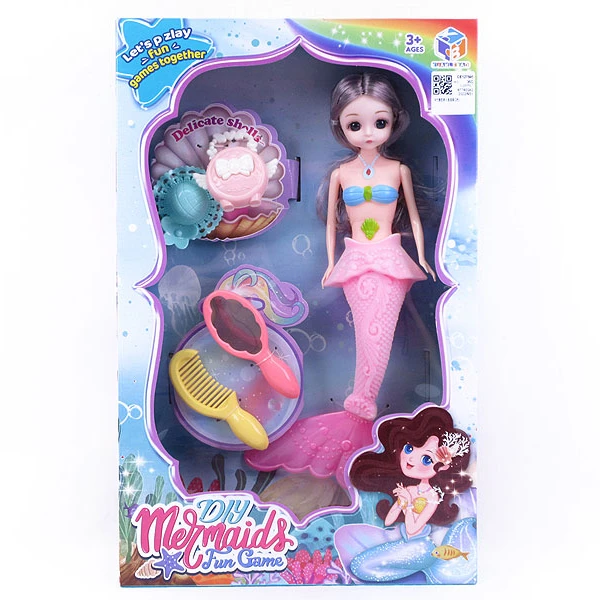 Wholesale Kids Girls Gift toys 14 inch vinyl fashion doll baby mini mermaid doll toy for sale