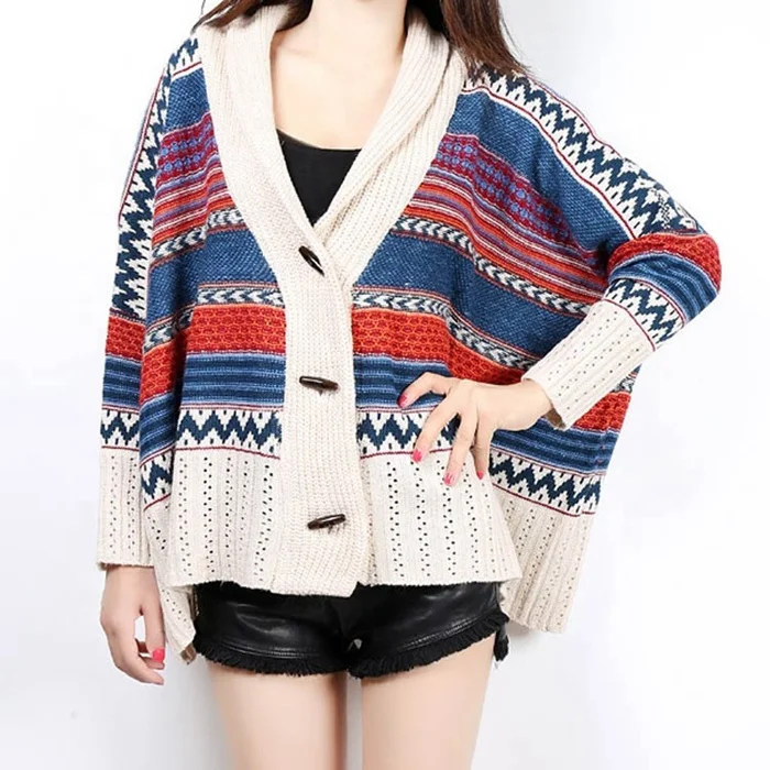 Женское пончо с рукавами «летучая мышь», разные цвета