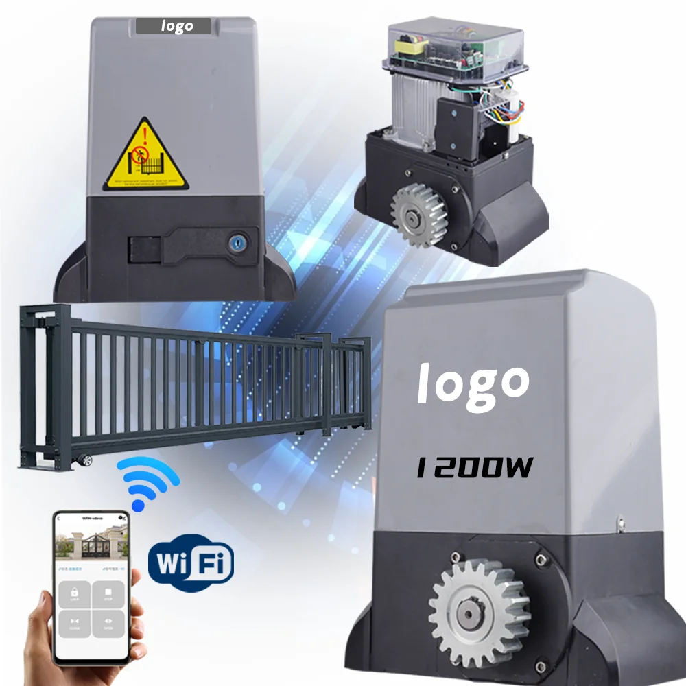 High-power motor 220V 1200W for 1600kg sliding door motor Sliding gate opener Magnetic Limit Switch motor