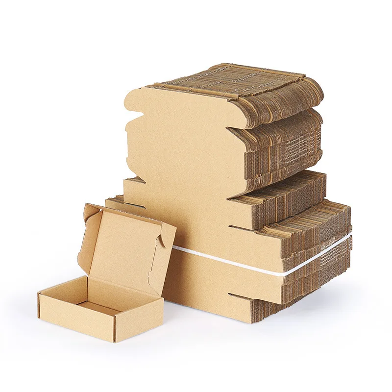 Wholesale Direct Sales Christmas Cupcake Boxes Brown Paper Custom Package Paper Cookie Boxes